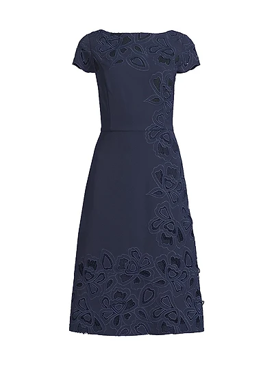 Juliette Lace-Trimmed Cocktail Dress