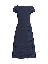 Juliette Lace-Trimmed Cocktail Dress