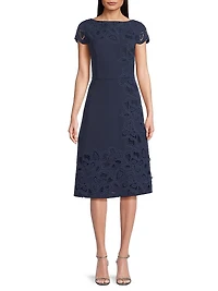 Juliette Lace-Trimmed Cocktail Dress