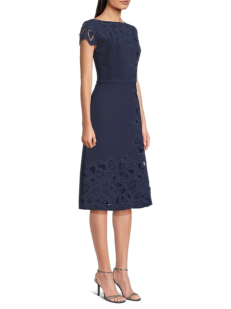 Juliette Lace-Trimmed Cocktail Dress
