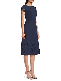 Juliette Lace-Trimmed Cocktail Dress