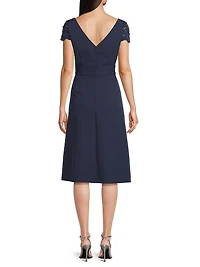 Juliette Lace-Trimmed Cocktail Dress