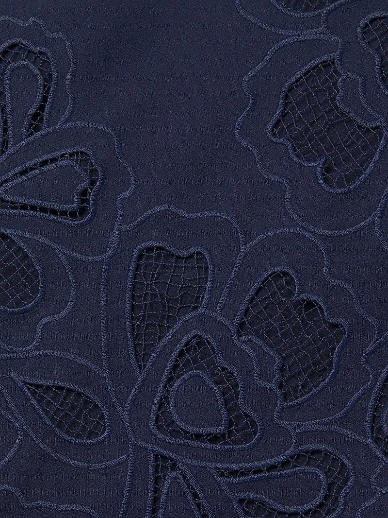 Juliette Lace-Trimmed Cocktail Dress