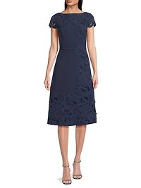 Juliette Lace-Trimmed Cocktail Dress