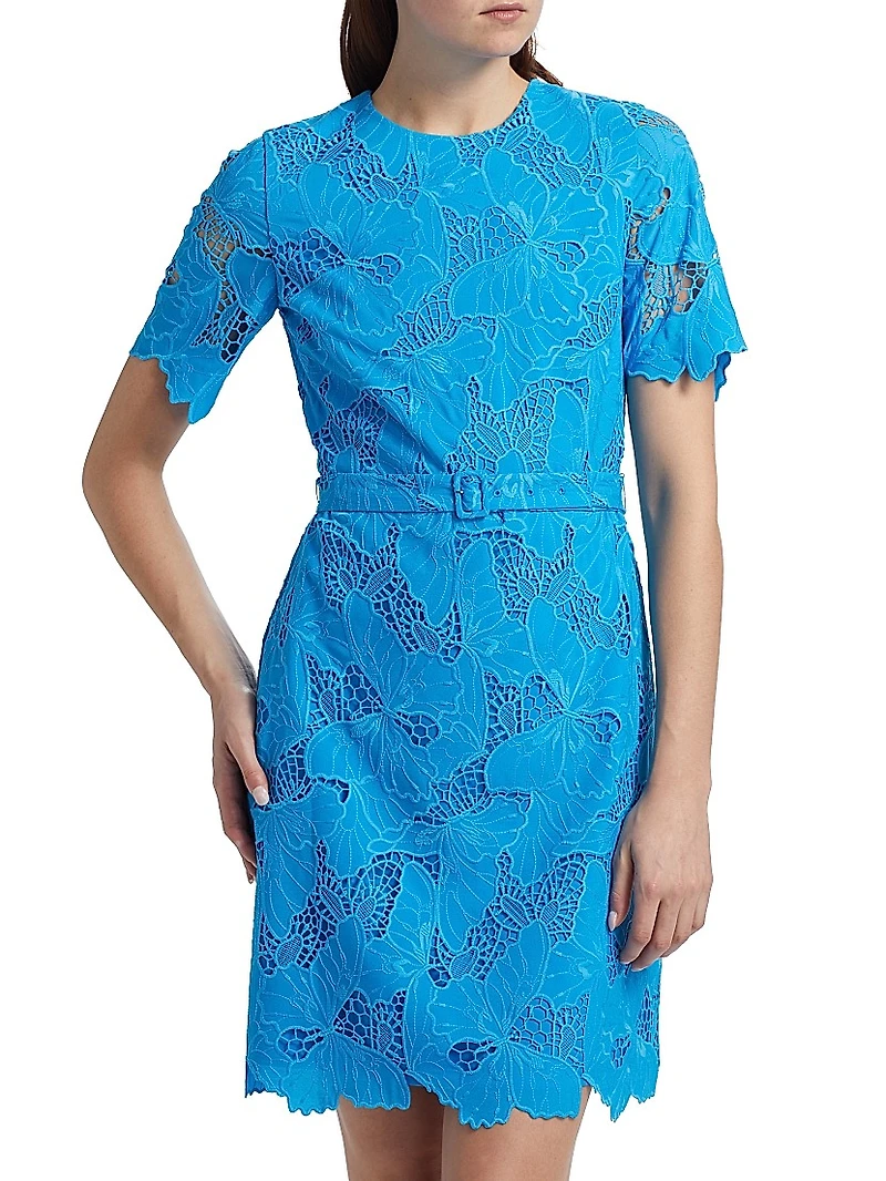 Clover Butterfly Lace Minidress