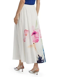 The Layla Floral Spray Skirt
