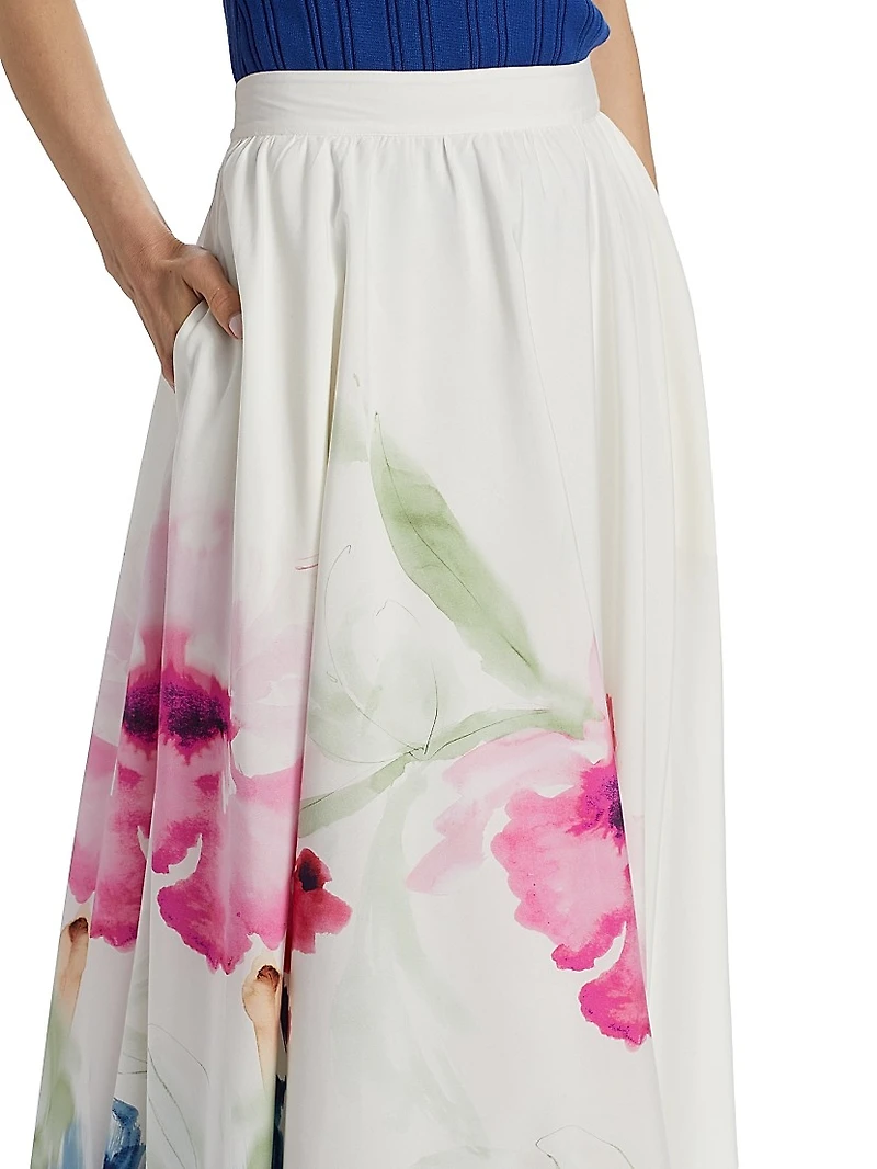 The Layla Floral Spray Skirt