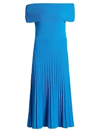 Yelena Off-The-Shoulder Midi-Dress
