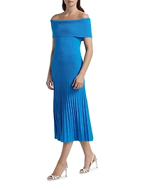 Yelena Off-The-Shoulder Midi-Dress