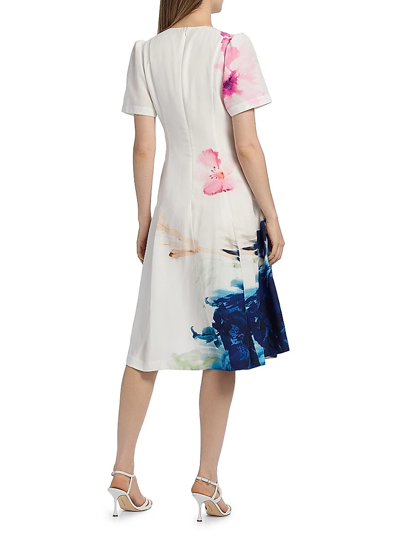 The Layla Floral Spray Dress