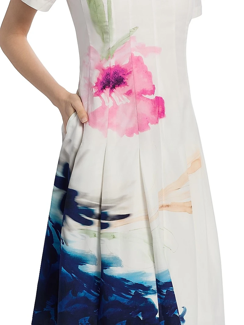 The Layla Floral Spray Dress