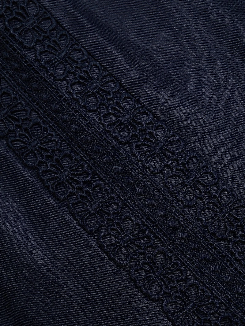 The Aster Crochet Inset Linen Pants