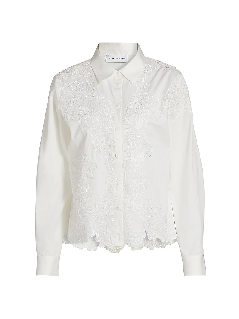 The Orli Corded Lace Blouse