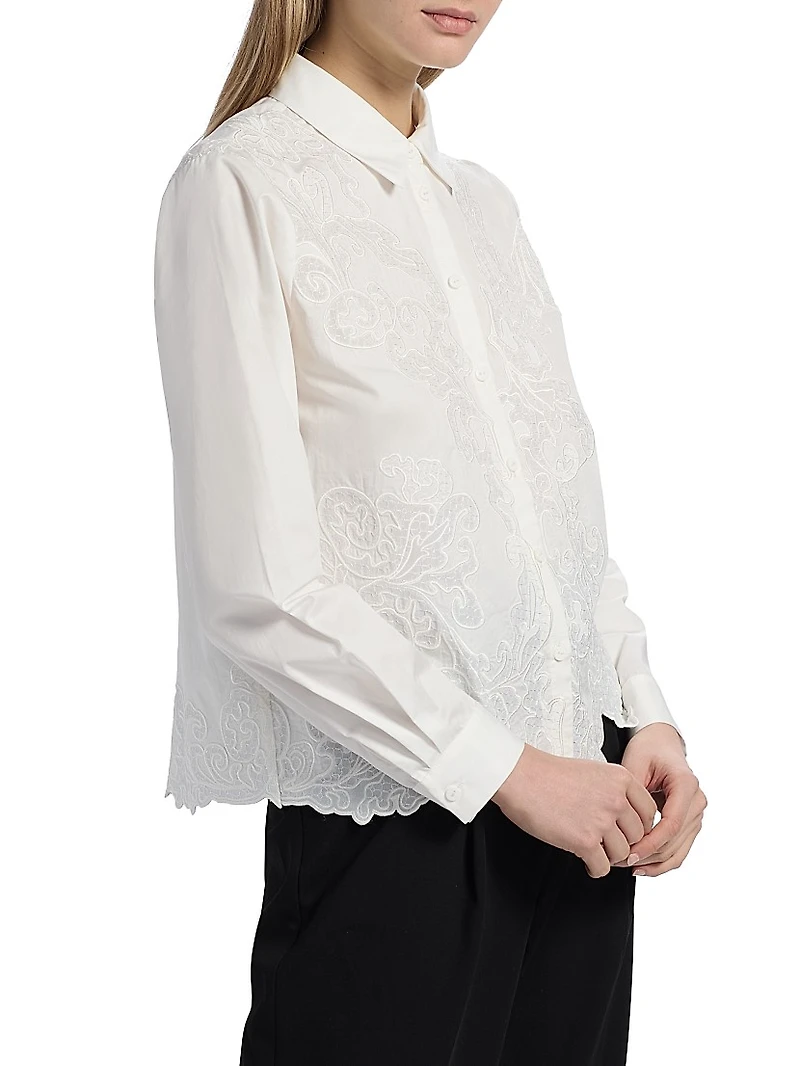 The Orli Corded Lace Blouse