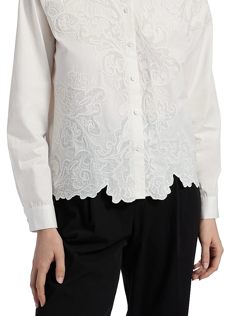 The Orli Corded Lace Blouse