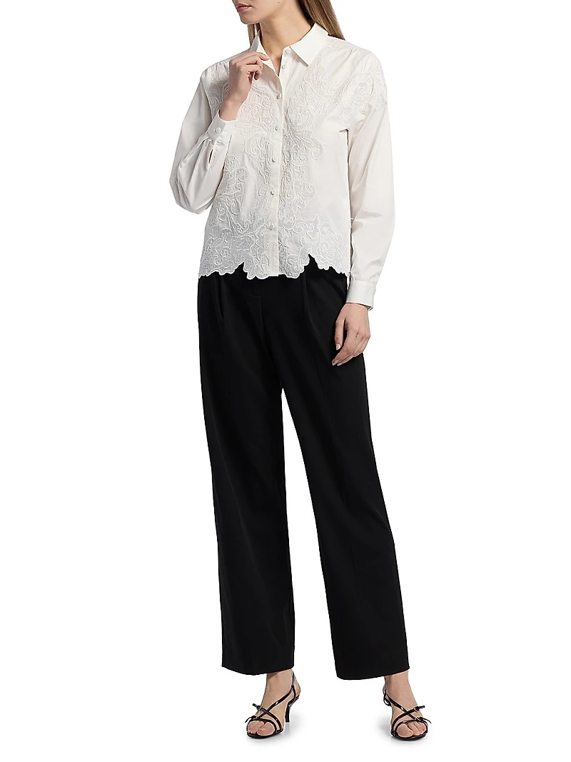 The Orli Corded Lace Blouse