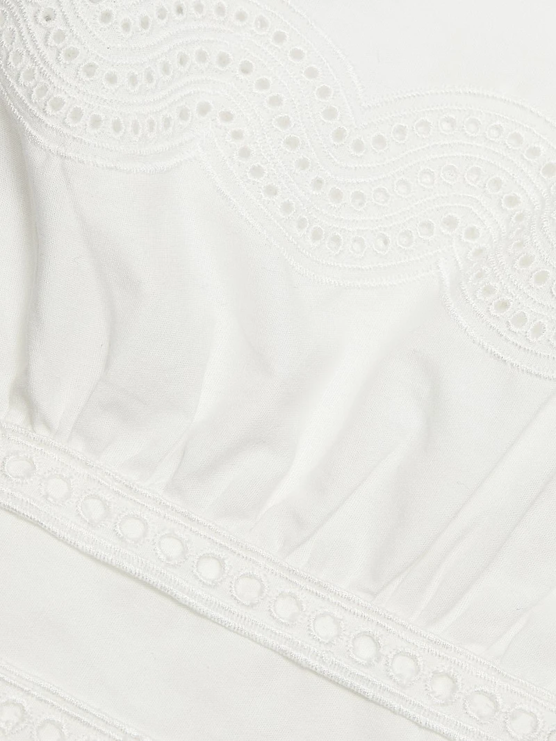 The Shoshana Mixed-Media Top