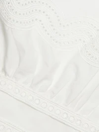 The Shoshana Mixed-Media Top