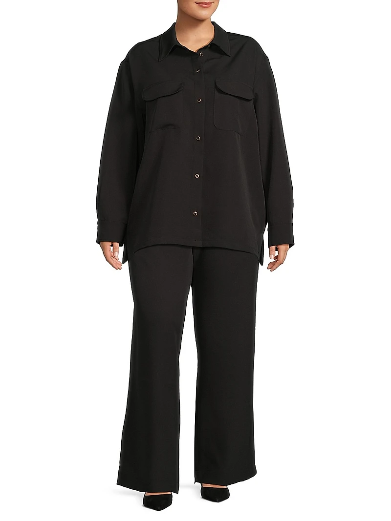 Plus The Payton Semi-Oversized Shirt