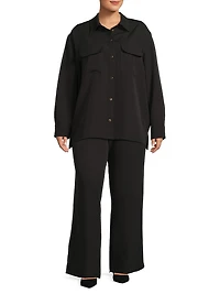 Plus The Payton Semi-Oversized Shirt