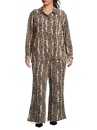 Plus The Quinn Python Print Shirt