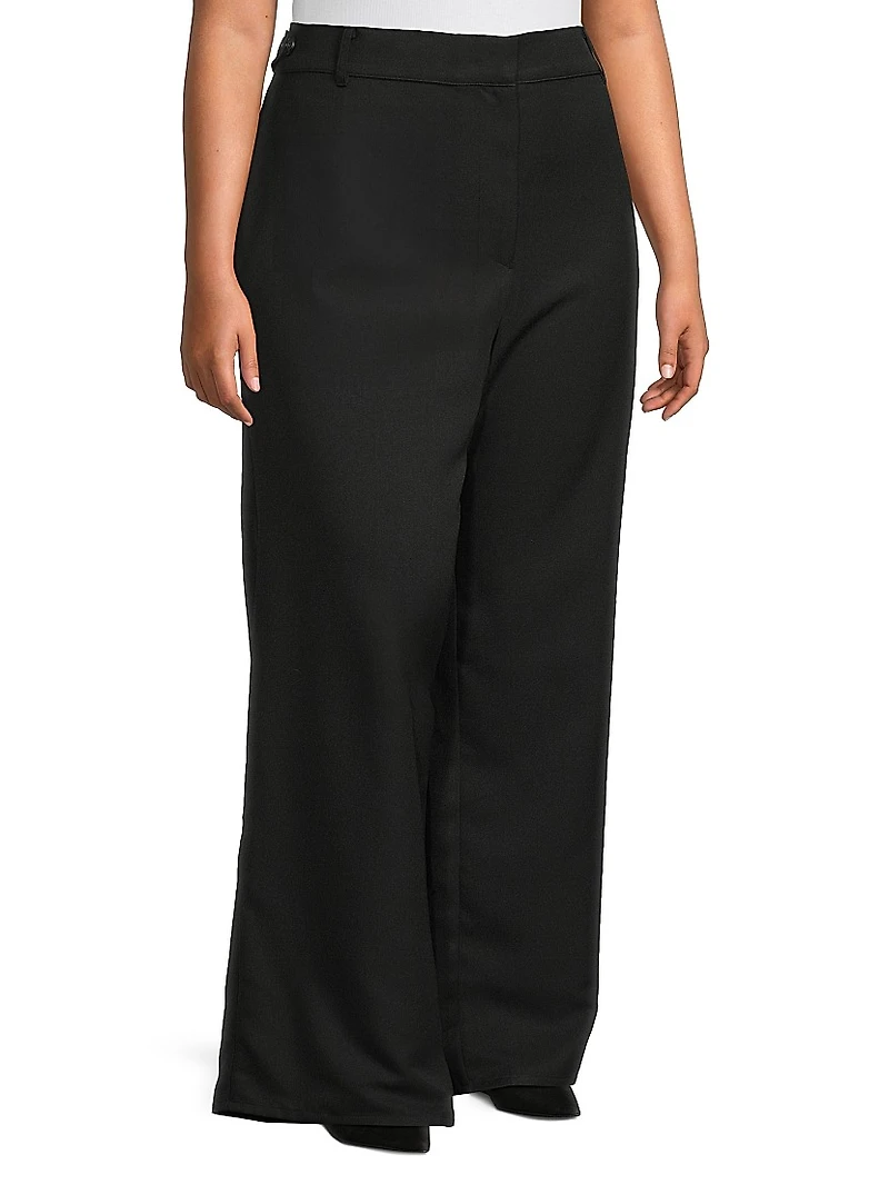 Plus Riley Wide-Leg Pants