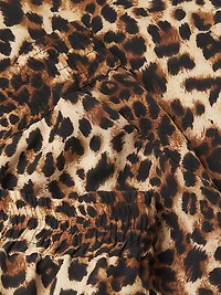 Riley Leopard Wide-Leg Pants