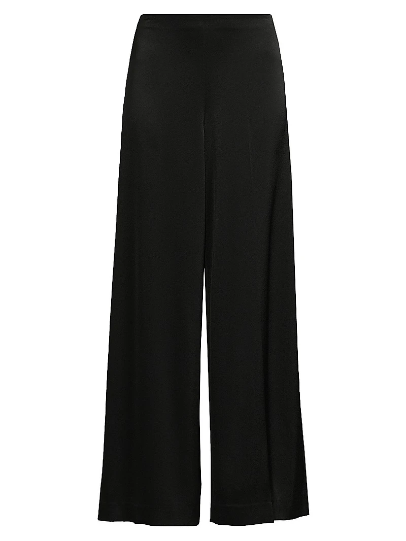 Kai Satin Wide-Leg Pants