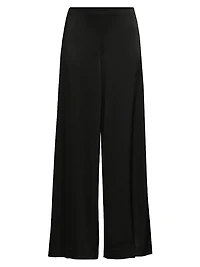 Kai Satin Wide-Leg Pants
