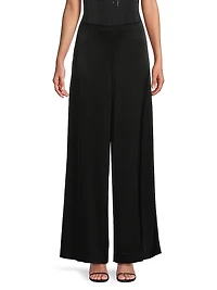 Kai Satin Wide-Leg Pants