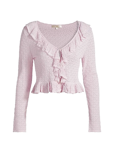 Nilah Ruffled Cardigan