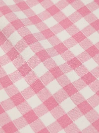 Muna Knit Gingham A-Line Miniskirt
