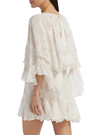 Avaline Floral V-Neck Minidress