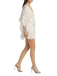 Avaline Floral V-Neck Minidress