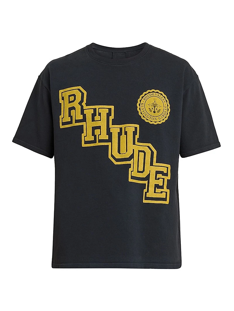 Rhude Collegiate Crest T-Shirt
