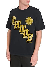 Rhude Collegiate Crest T-Shirt