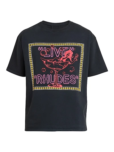 Live Rhudes Cotton T-Shirt