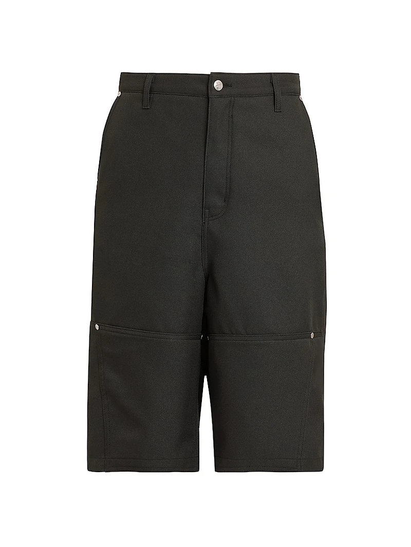 Reza Double-Knee Baggy Shorts