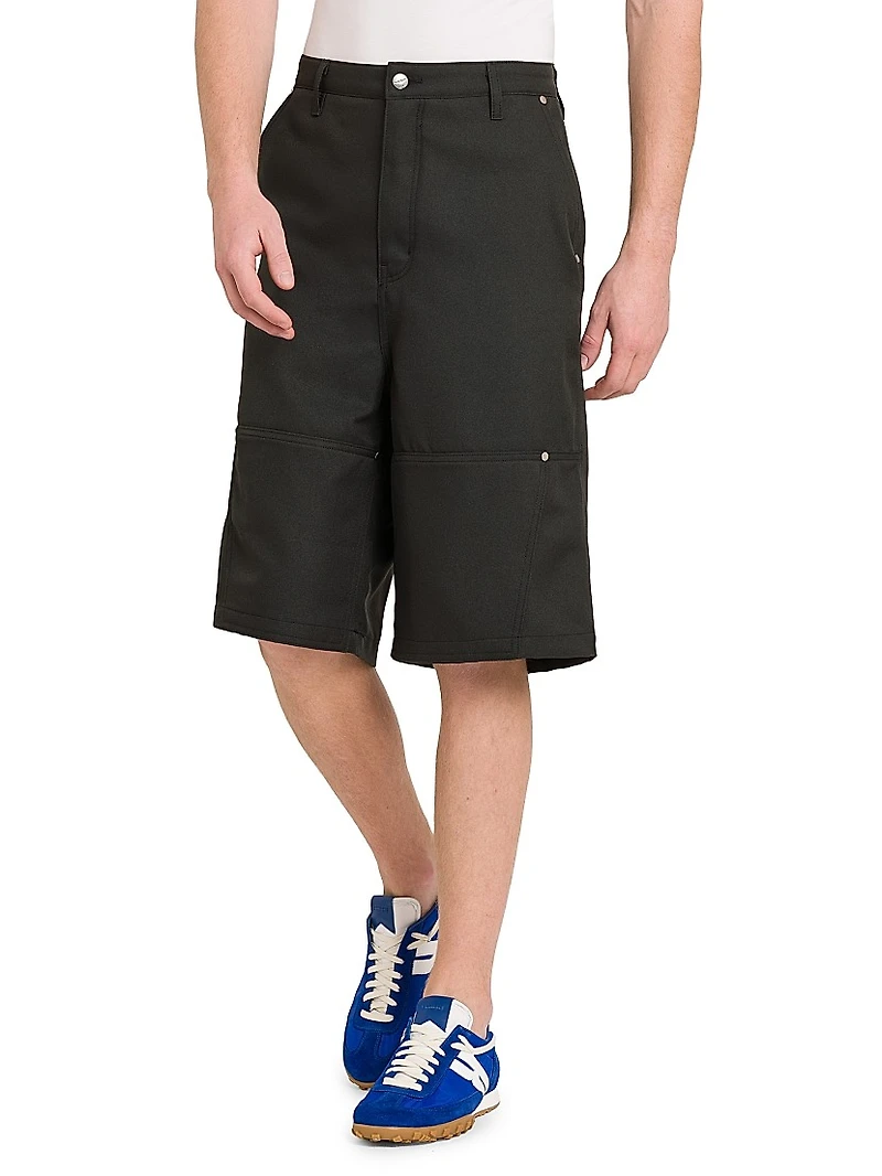 Reza Double-Knee Baggy Shorts