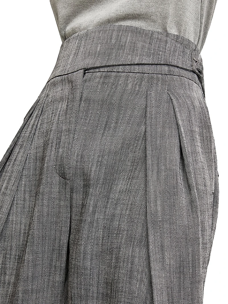 Bronny Cummerbund Porto Weave Trousers
