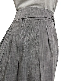 Bronny Cummerbund Porto Weave Trousers