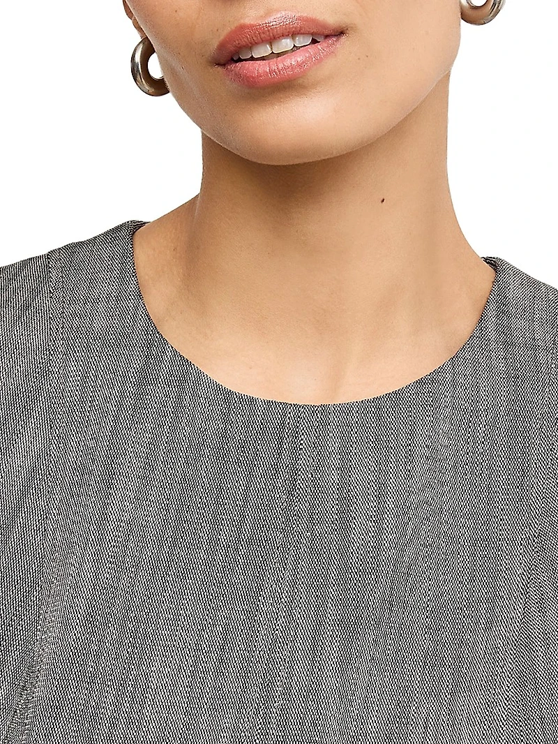 Carolina Shift Porto Weave Dress