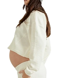 The Dina Boucle Maternity Sweatshirt