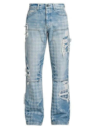 Bleach Bandana Carpenter Jeans