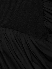 Sirinda V-Neck Pleated Dress