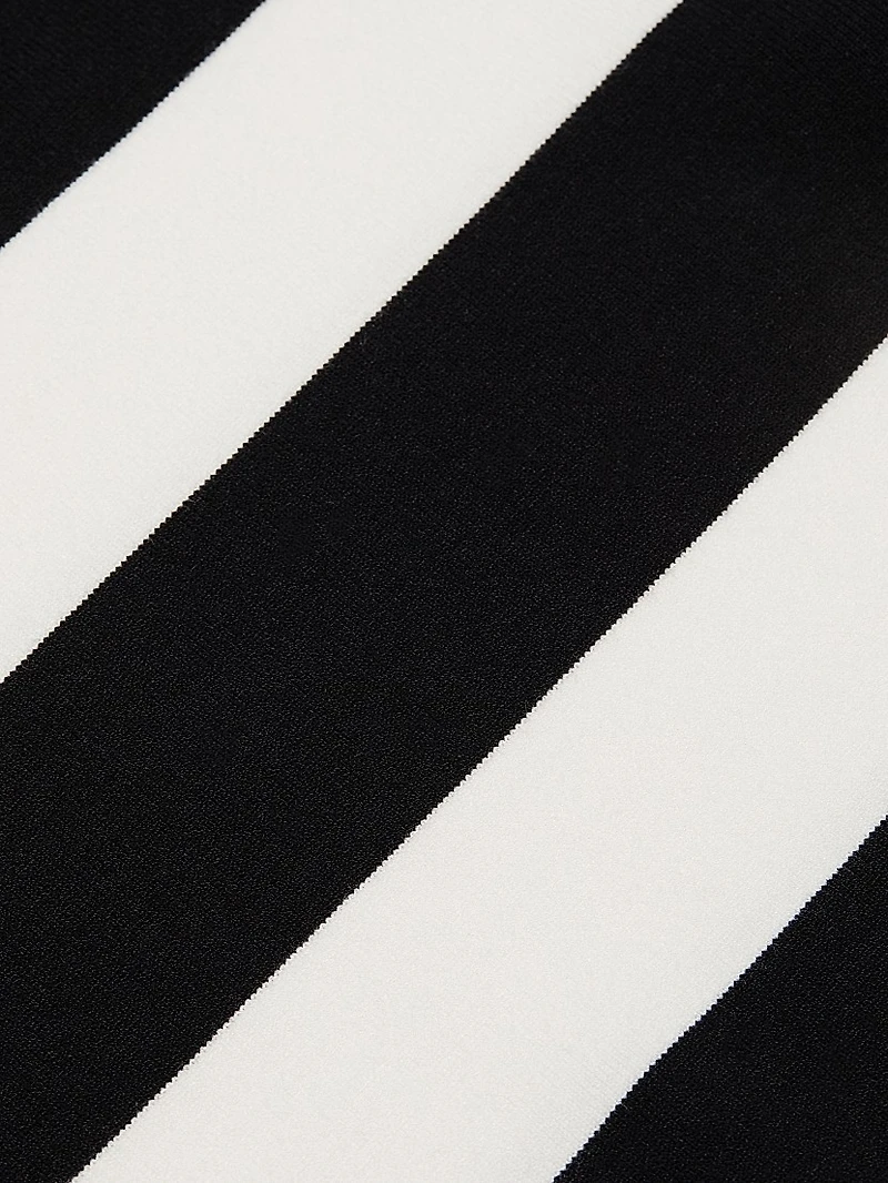 Kelani Striped Knit Crop Top