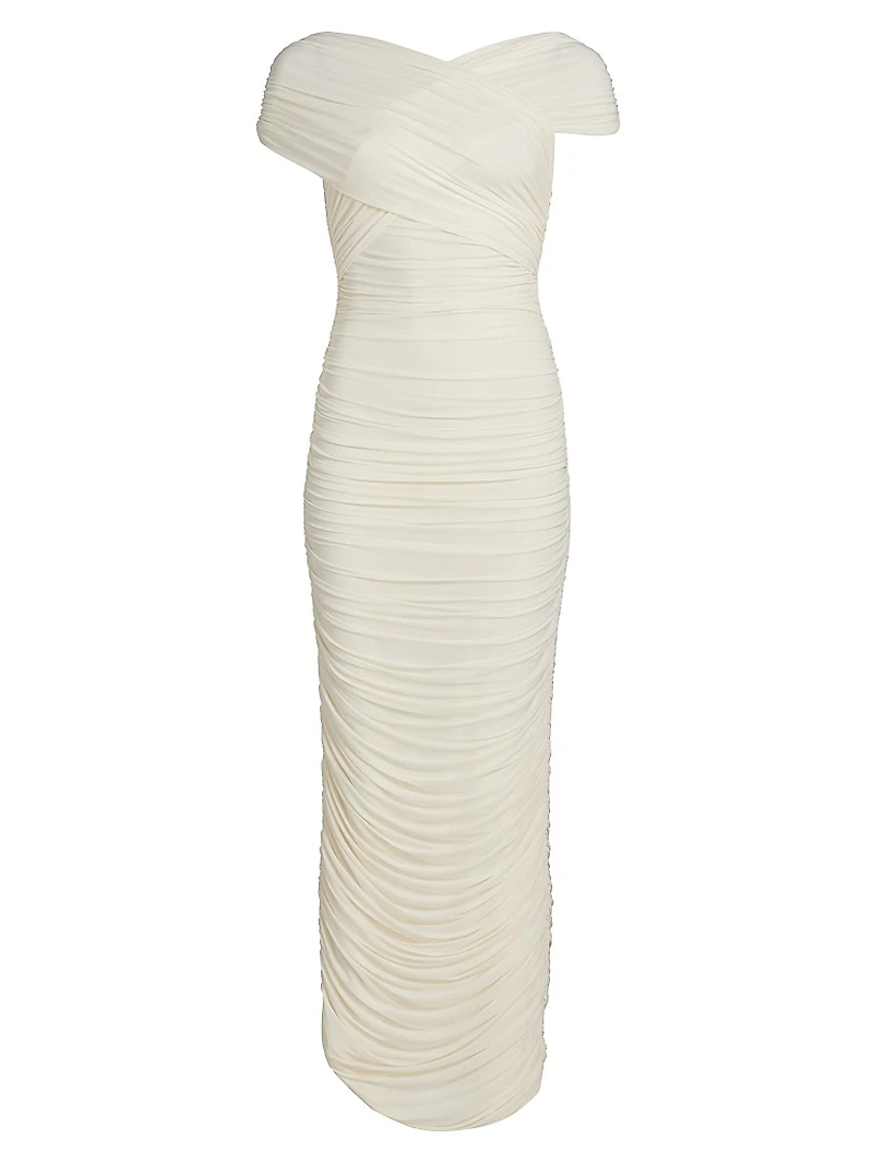 Amira Ruched Maxi Dress