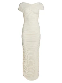Amira Ruched Maxi Dress
