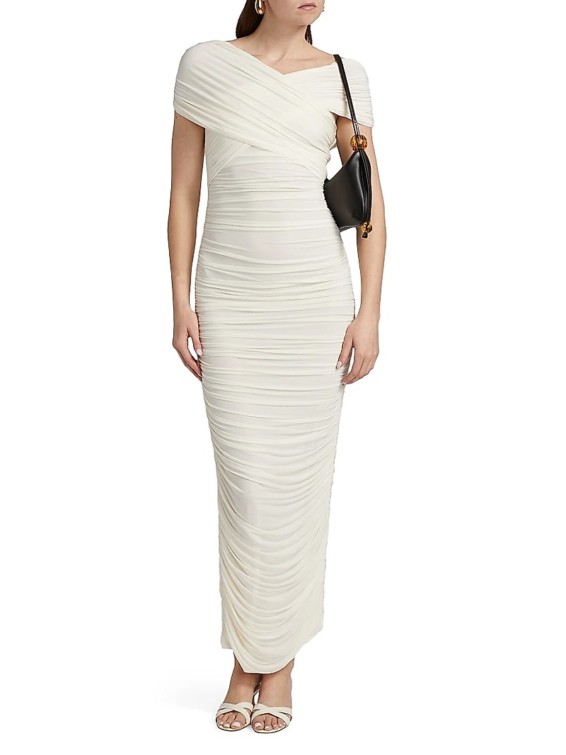 Amira Ruched Maxi Dress