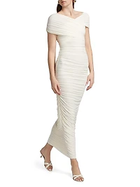 Amira Ruched Maxi Dress